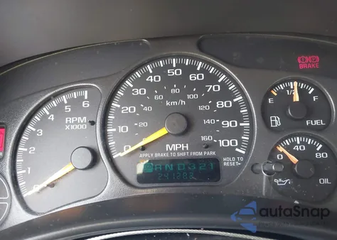 2001 Chevrolet Silverado 1500 Lt из США, поврежденный, VIN 1GCEC19TX1Z209498